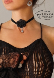Necklace OSE by Luxxa PLUM LACE NECKLACE