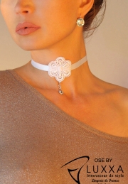 Necklace OSE by Luxxa SONIA GUIPURE COLLAR