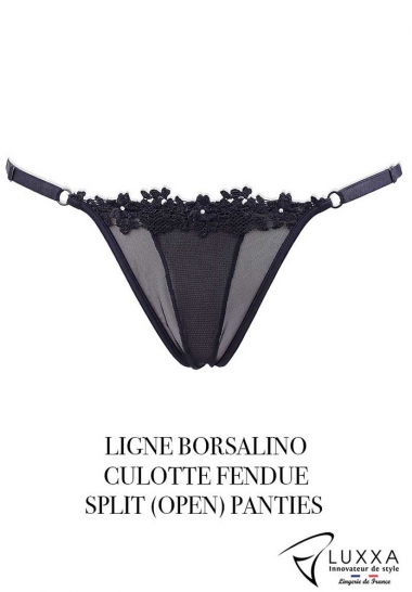 Luxxa CULOTTE FENDUE DOS PLISSE