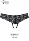 Luxxa TANGA OUVERT A STRASS BLEU 3